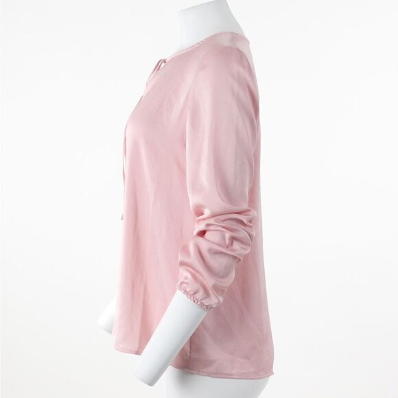 Kasper Tie-Neck Blouse - Petal - Picture 4 of 5